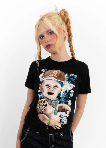 Heavy Metal Rapper baby t-shirt