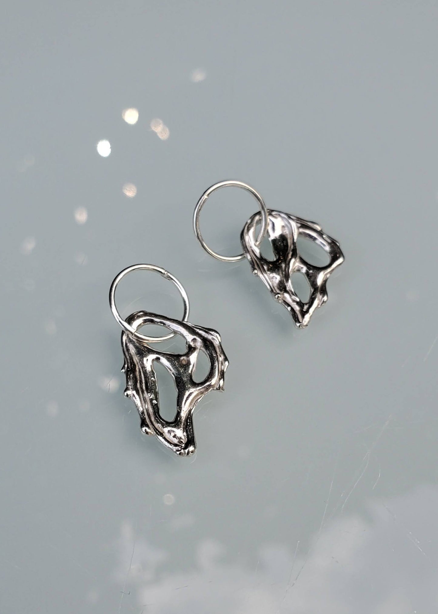 Mothmade Jewels Ripple earrings Bizarre Bazaar