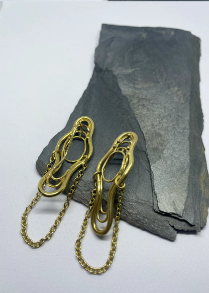 Courtney Hogan Studios Rise From Chaos Earrings- 18k gold