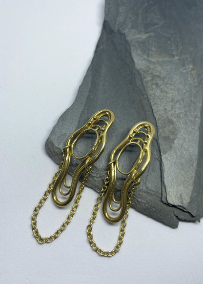 Courtney Hogan Studios Rise From Chaos Earrings- 18k gold