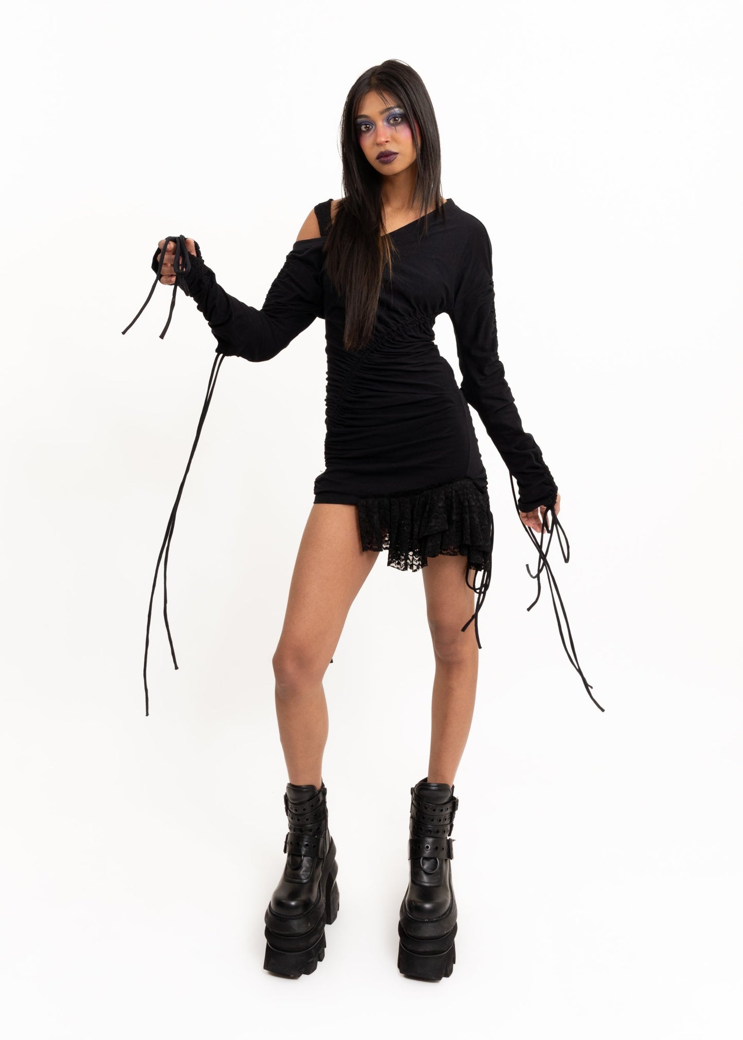 Karlaidlaw Romy ruched dress Bizarre Bazaar