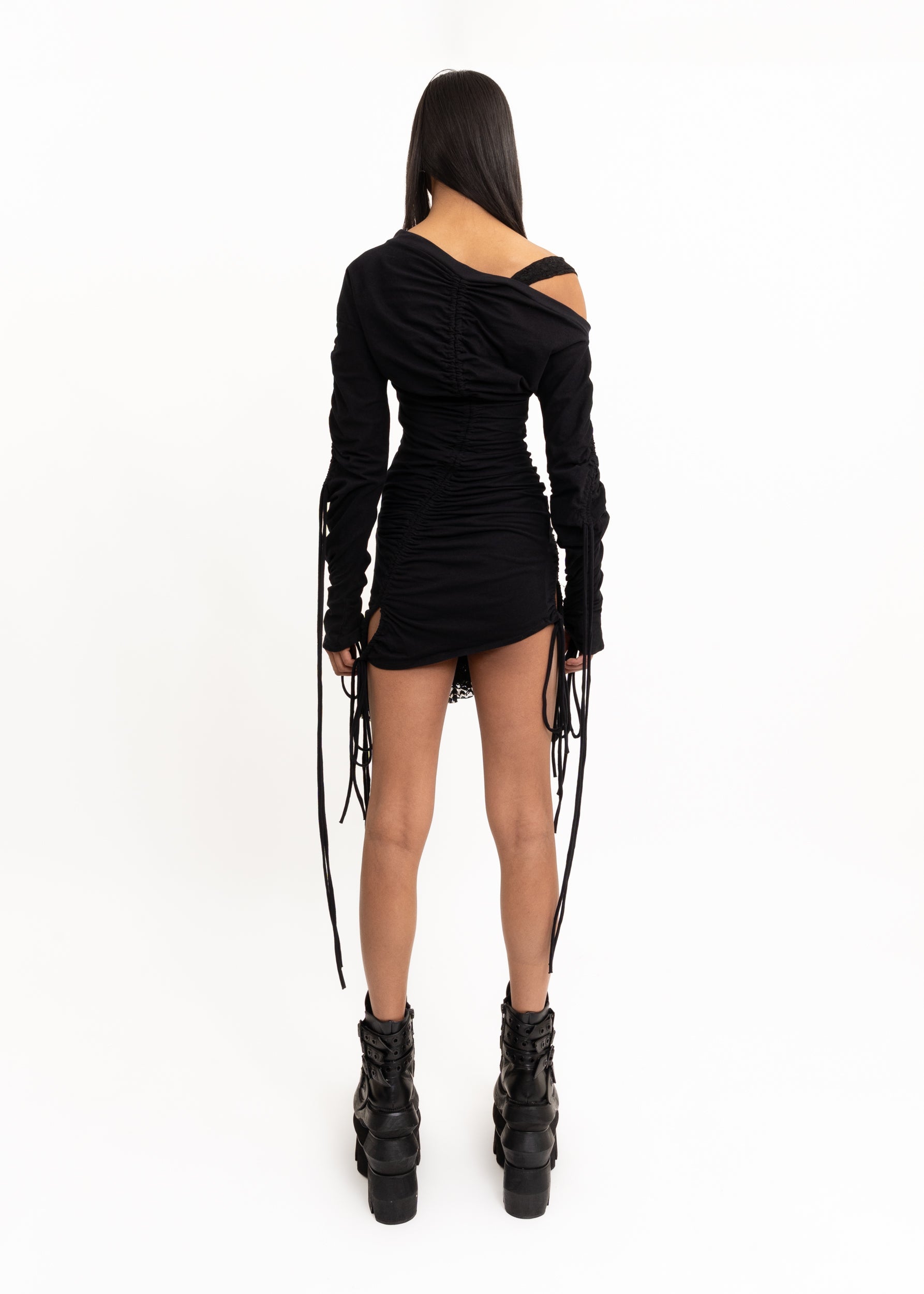 Karlaidlaw Romy ruched dress Bizarre Bazaar