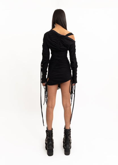 Karlaidlaw Romy ruched dress Bizarre Bazaar