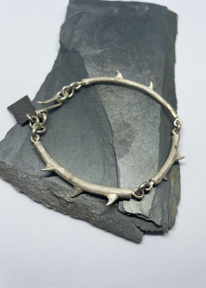 Jewellery by Akim Rose thorn bracelet- silver