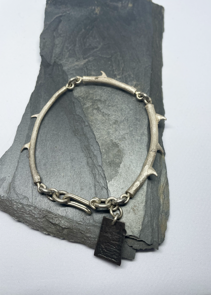 Jewellery by Akim Rose thorn bracelet- silver