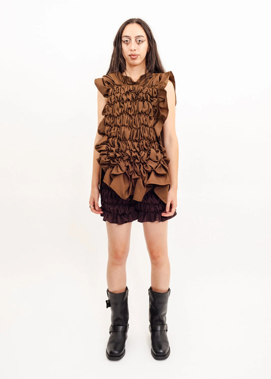 Jieying Caii Ruched top