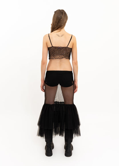Annah Stretton Ruffle hem mesh petticoat skirt Bizarre Bazaar
