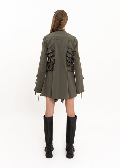 Karaoke Superstars Ruffle Shirt Dress Bizarre Bazaar