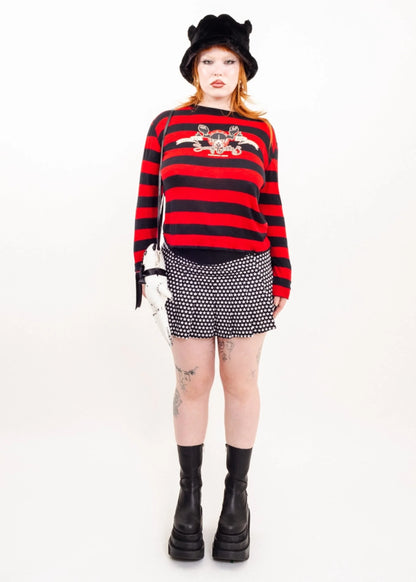 Illicit Scorpette striped knit jumper