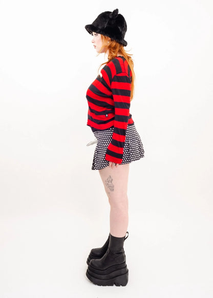 Illicit Scorpette striped knit jumper