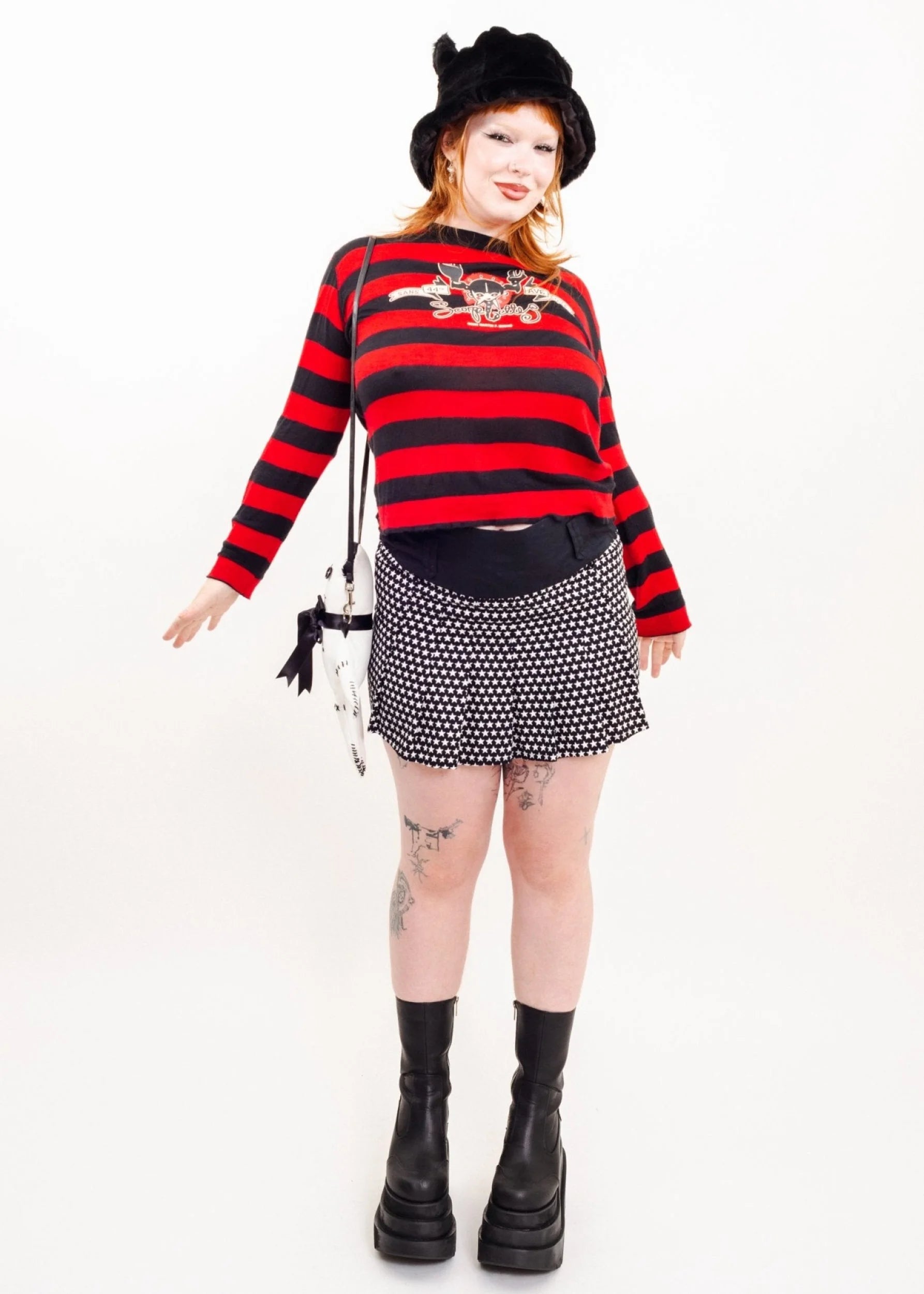 Illicit Scorpette striped knit jumper