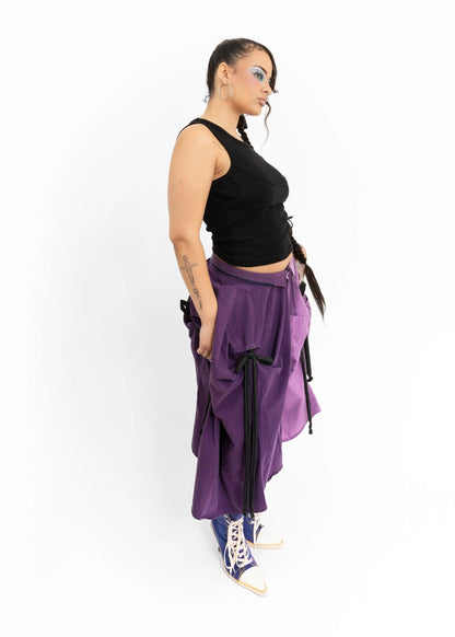 Billy by Billy Shirt skirt- purple