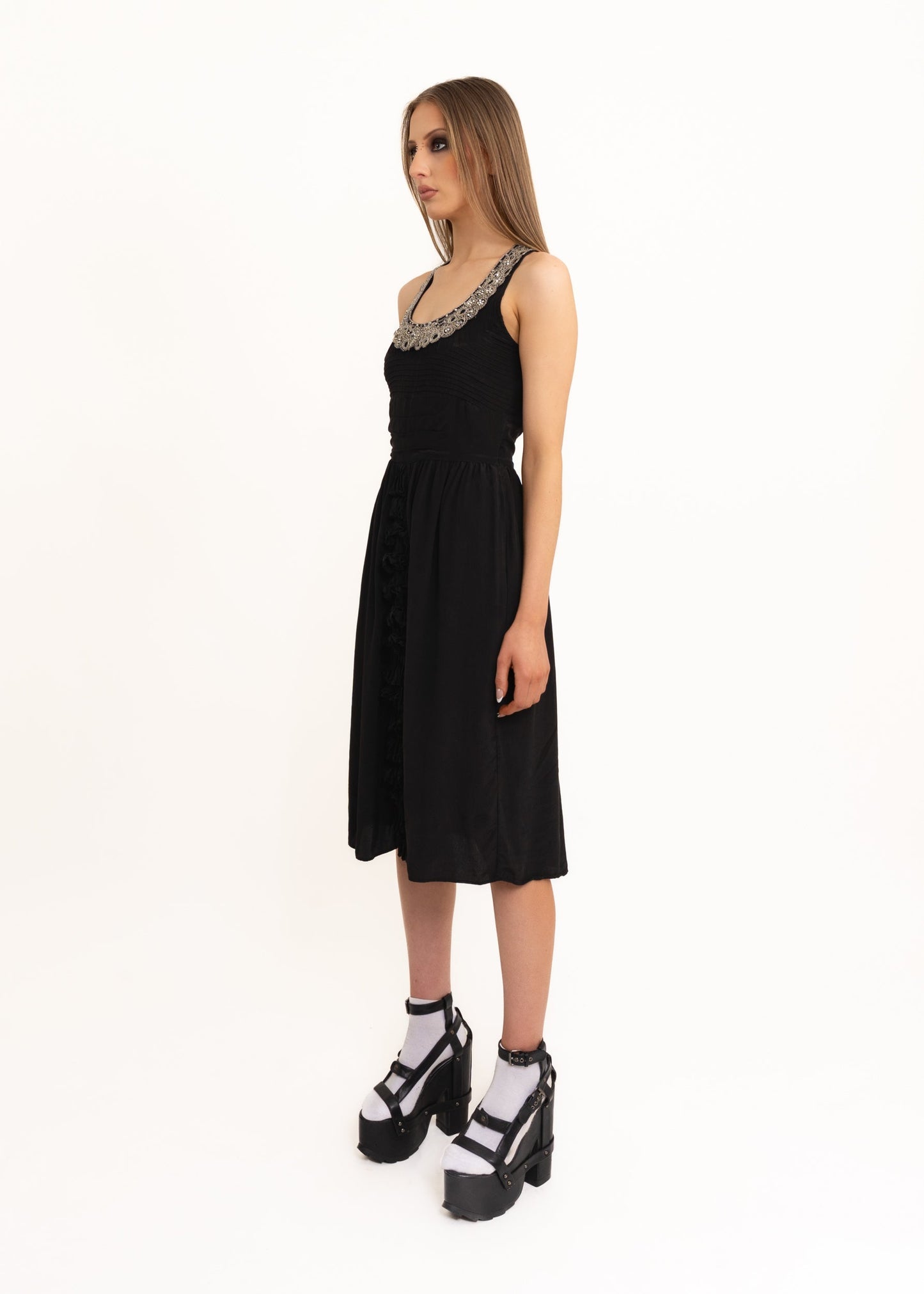 Trelise Cooper Silk beaded dress Bizarre Bazaar