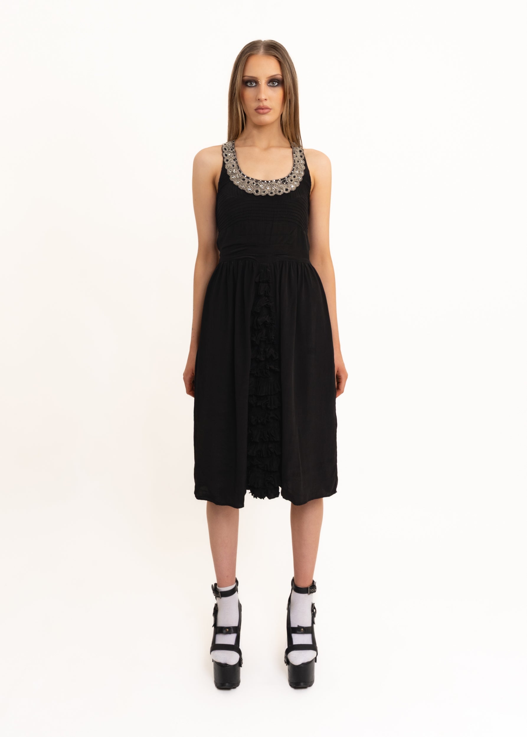Trelise Cooper Silk beaded dress Bizarre Bazaar