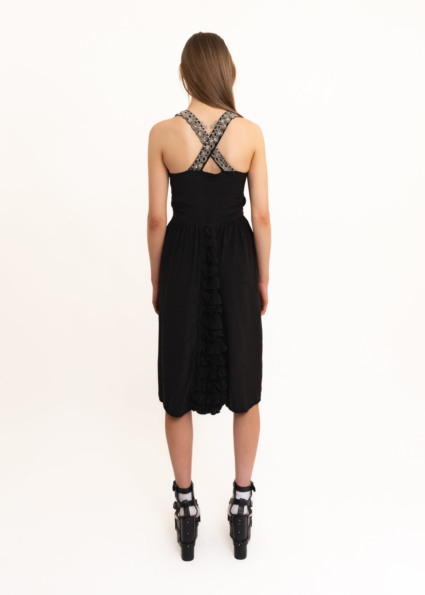 Trelise Cooper Silk beaded dress Bizarre Bazaar
