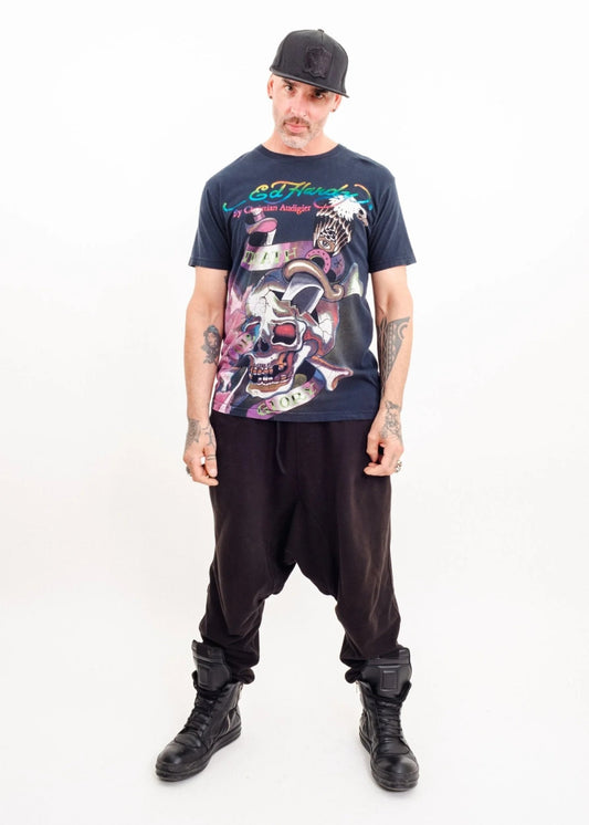 Ed Hardy by Christian Audigier Skull Tattoo Graphic T-shirt