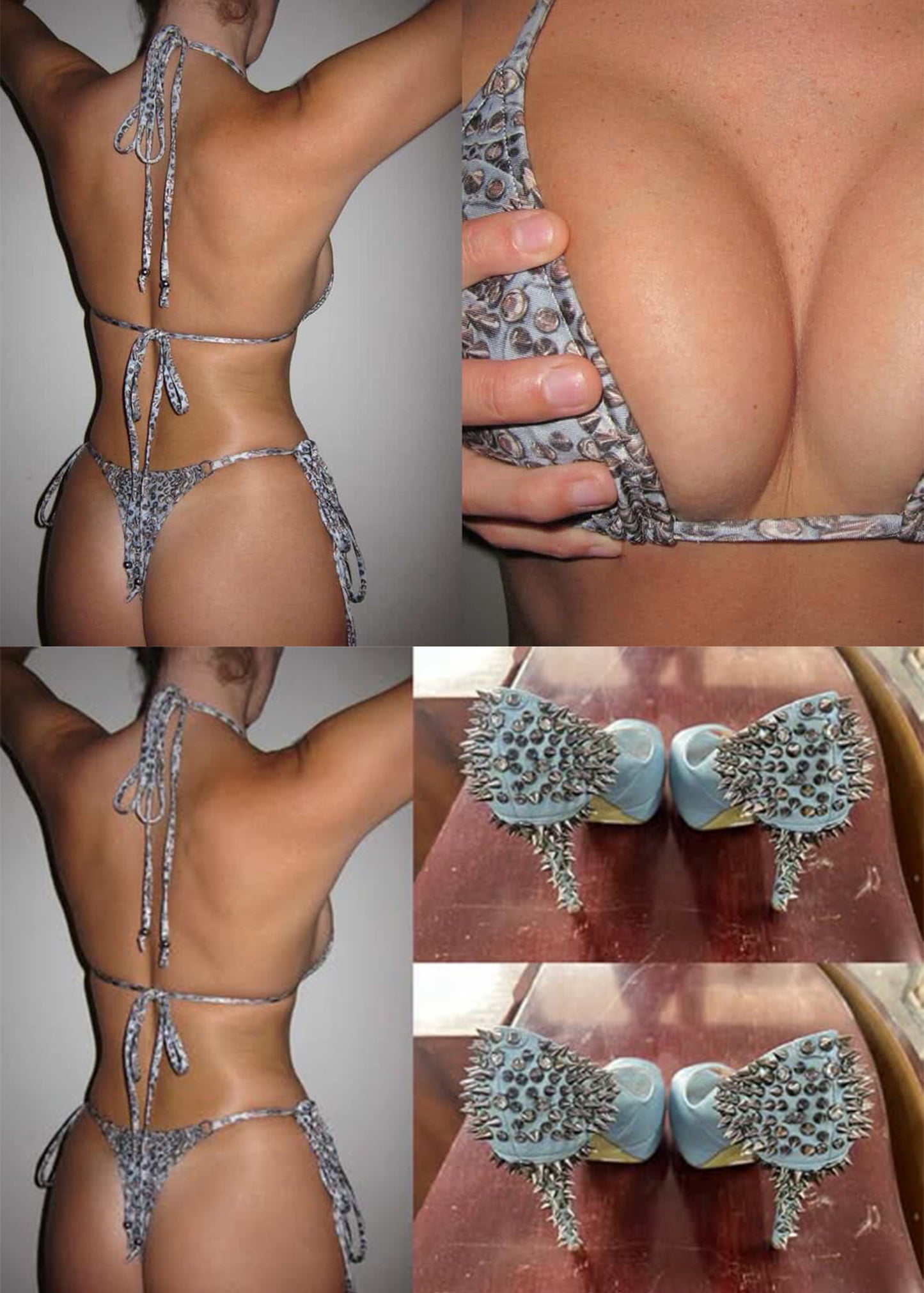 Spike Bikini Bottoms