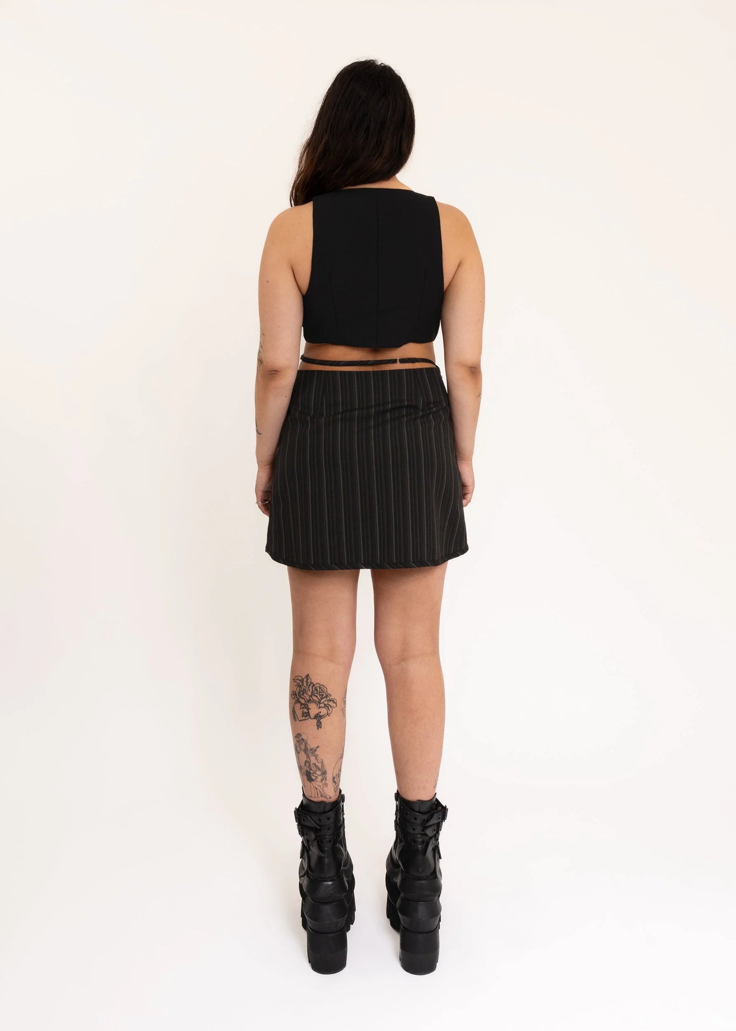 Geo. Strap mini skirt- *BB exclusive*