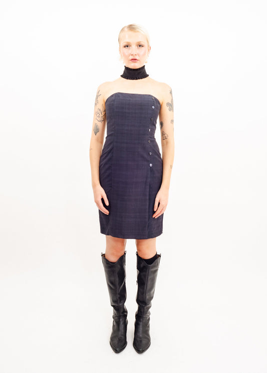 Kenzo Strapless structured dress Bizarre Bazaar