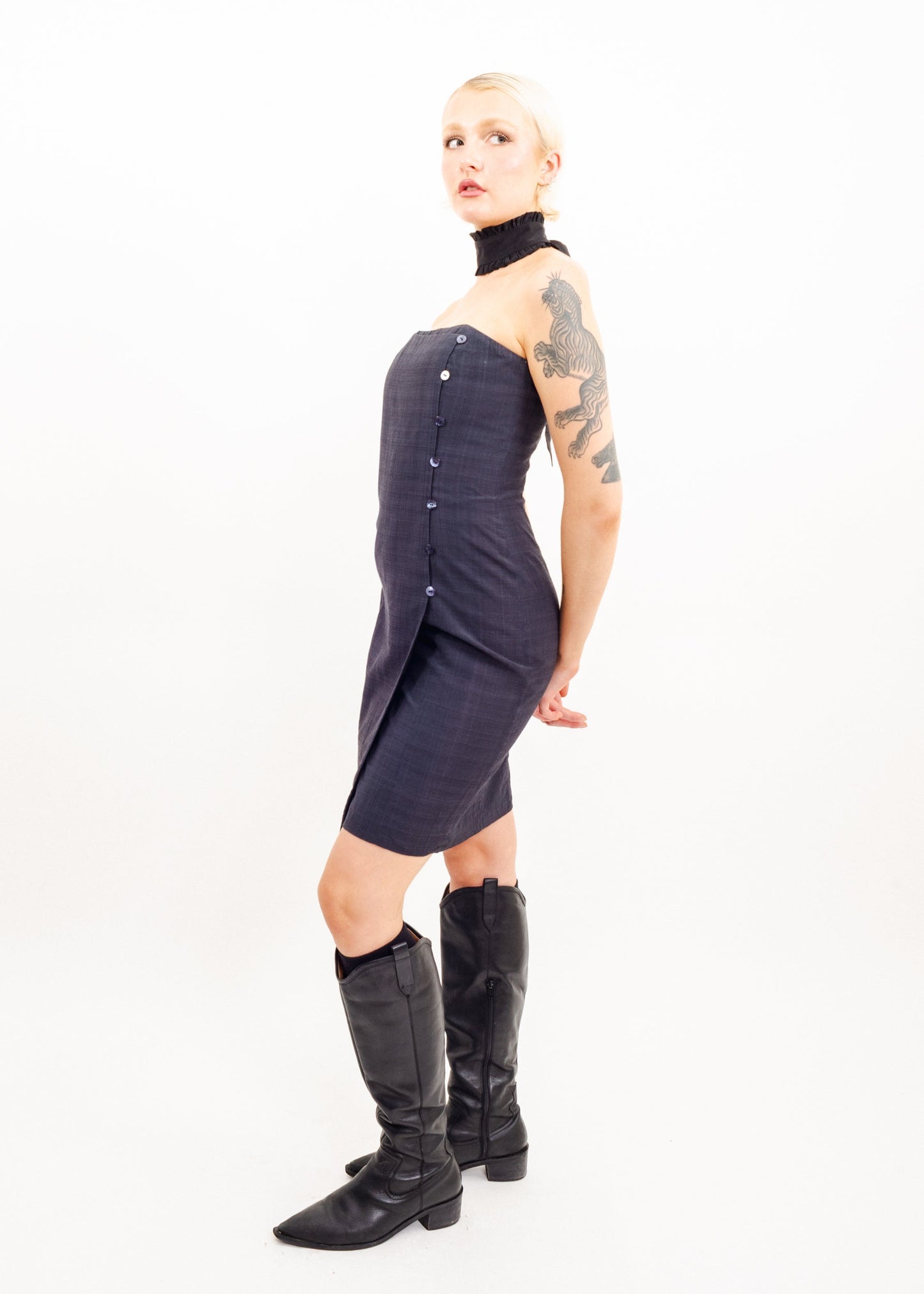 Kenzo Strapless structured dress Bizarre Bazaar