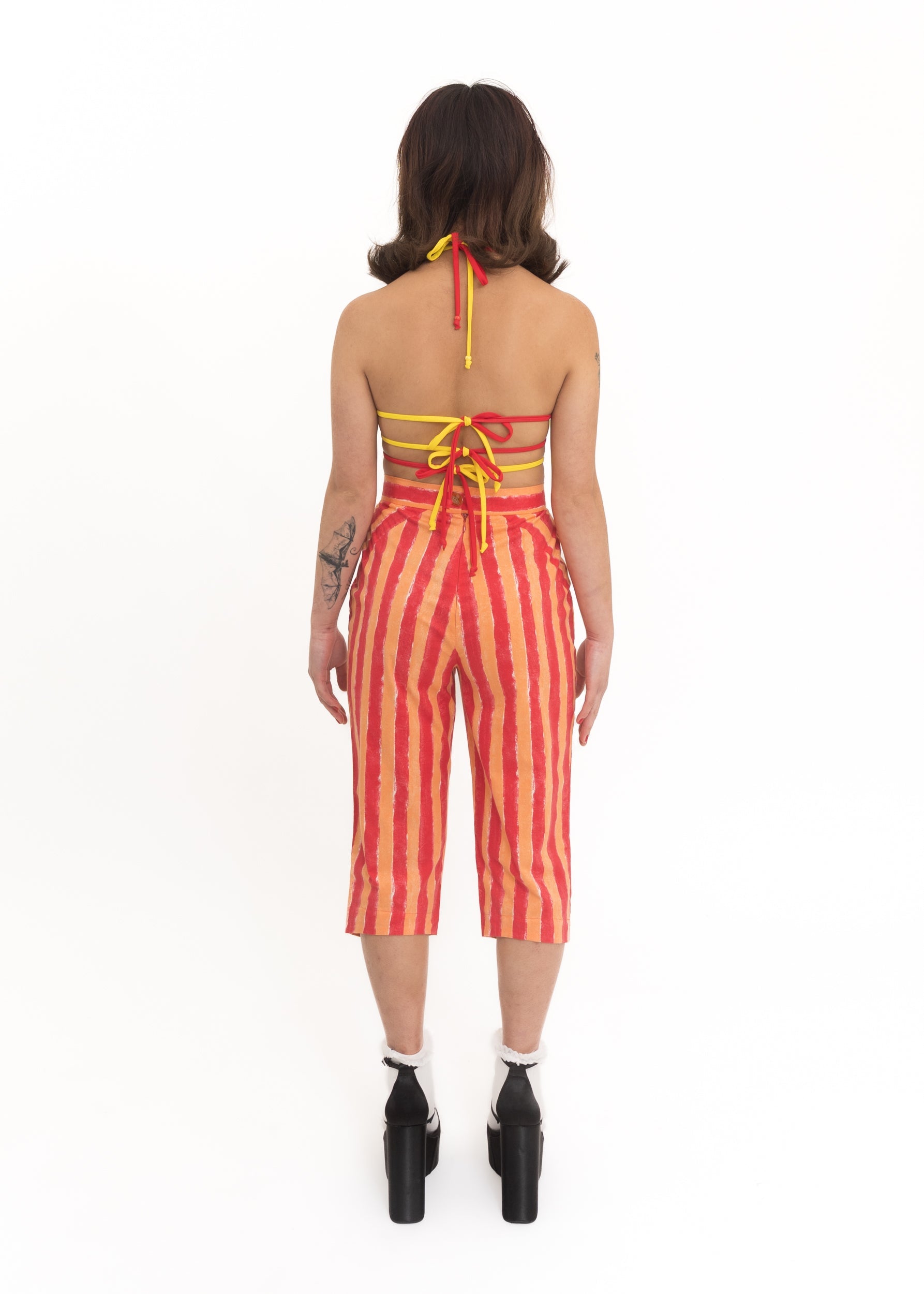 Vivienne Westwood Red Label Striped pedal pushers Bizarre Bazaar
