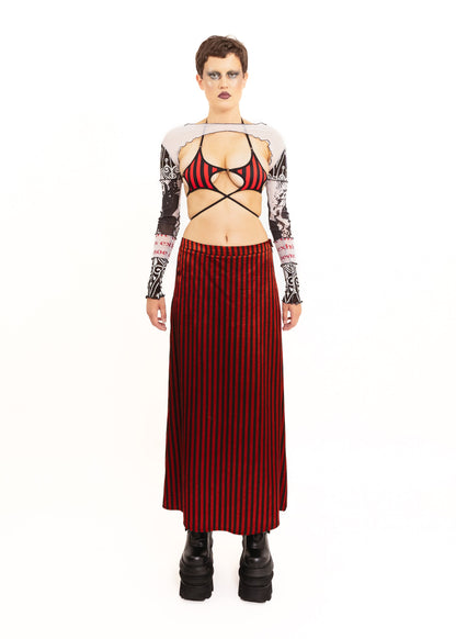 Astro Princess Striped Starkini Top Bizarre Bazaar