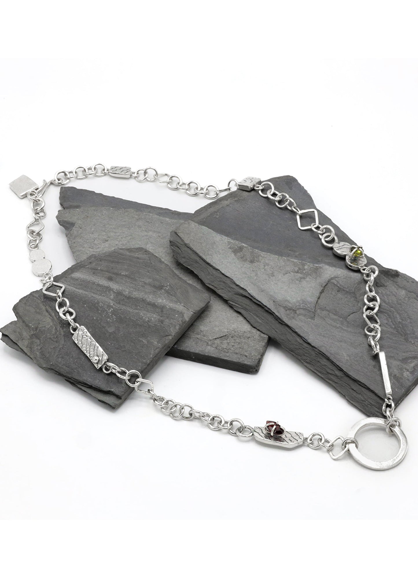 EDP Metals Structure Handmade Chain Necklace Bizarre Bazaar