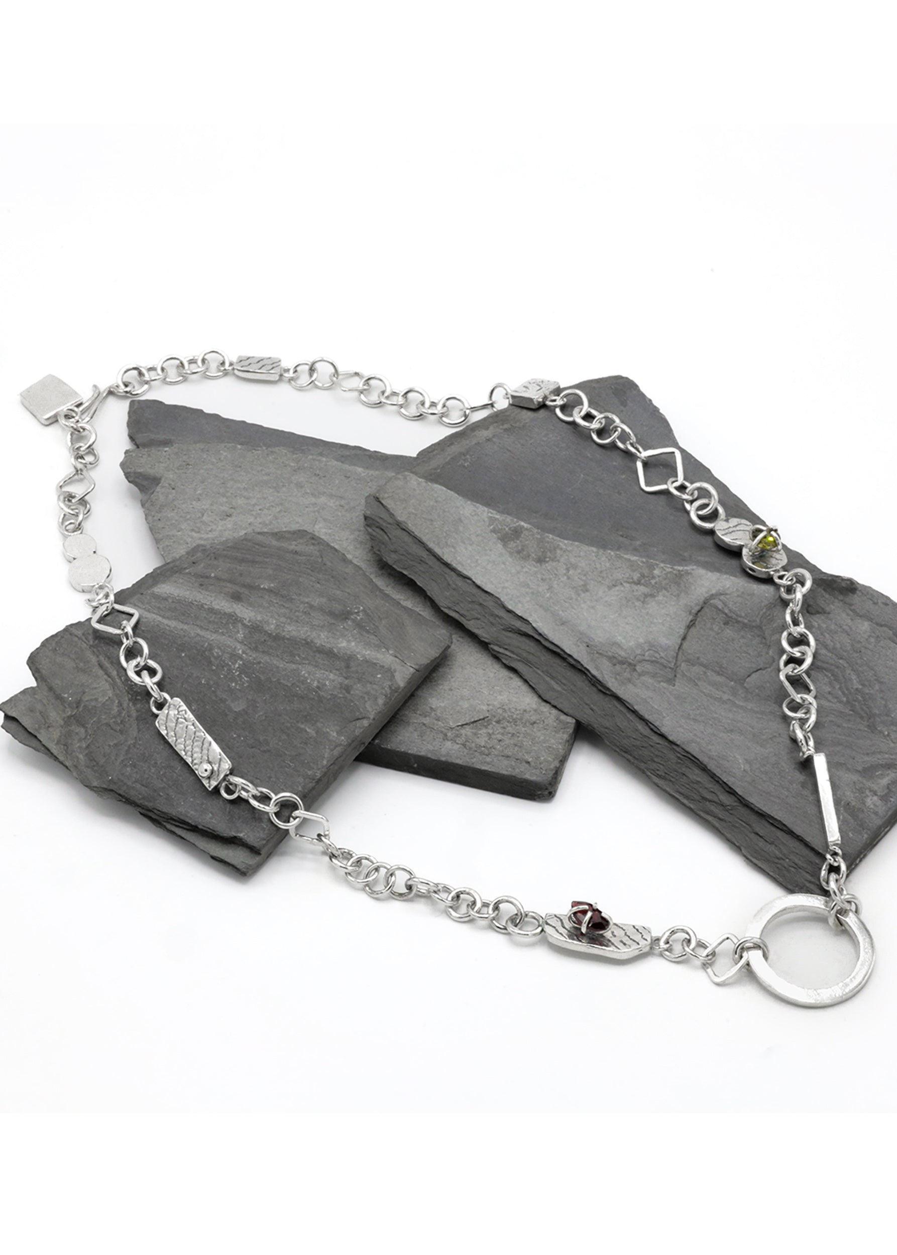 EDP Metals Structure Handmade Chain Necklace Bizarre Bazaar