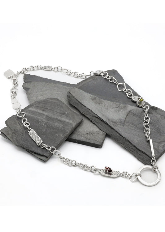 EDP Metals Structure Handmade Chain Necklace Bizarre Bazaar