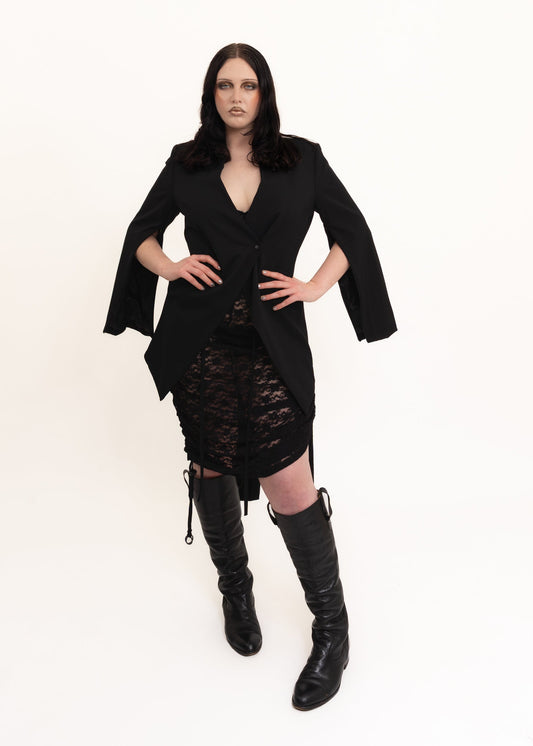 Taylor Structured jacket with flared sleeves Bizarre Bazaar