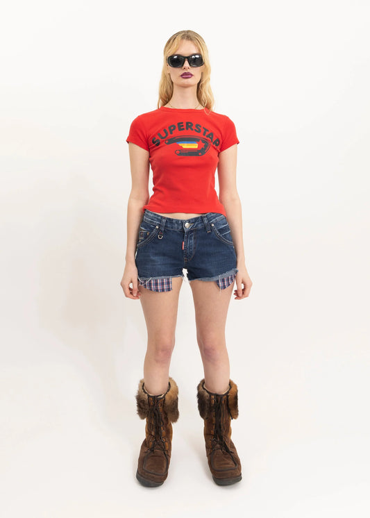 Diesel Superstar graphic baby tee