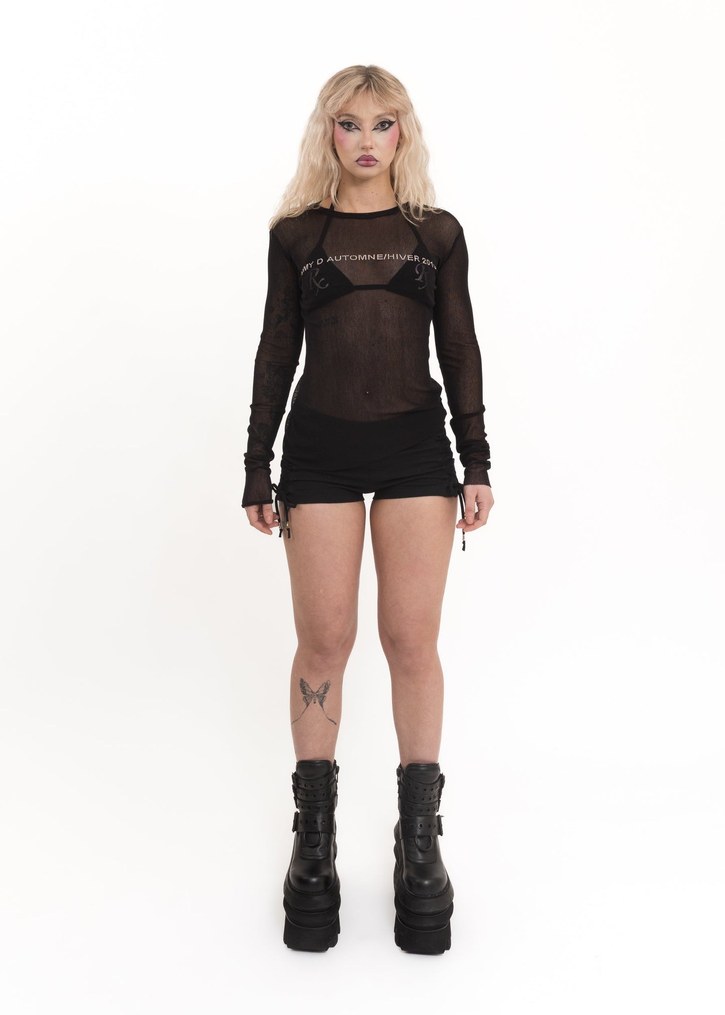 Swarovski crystal mesh top *Archive*