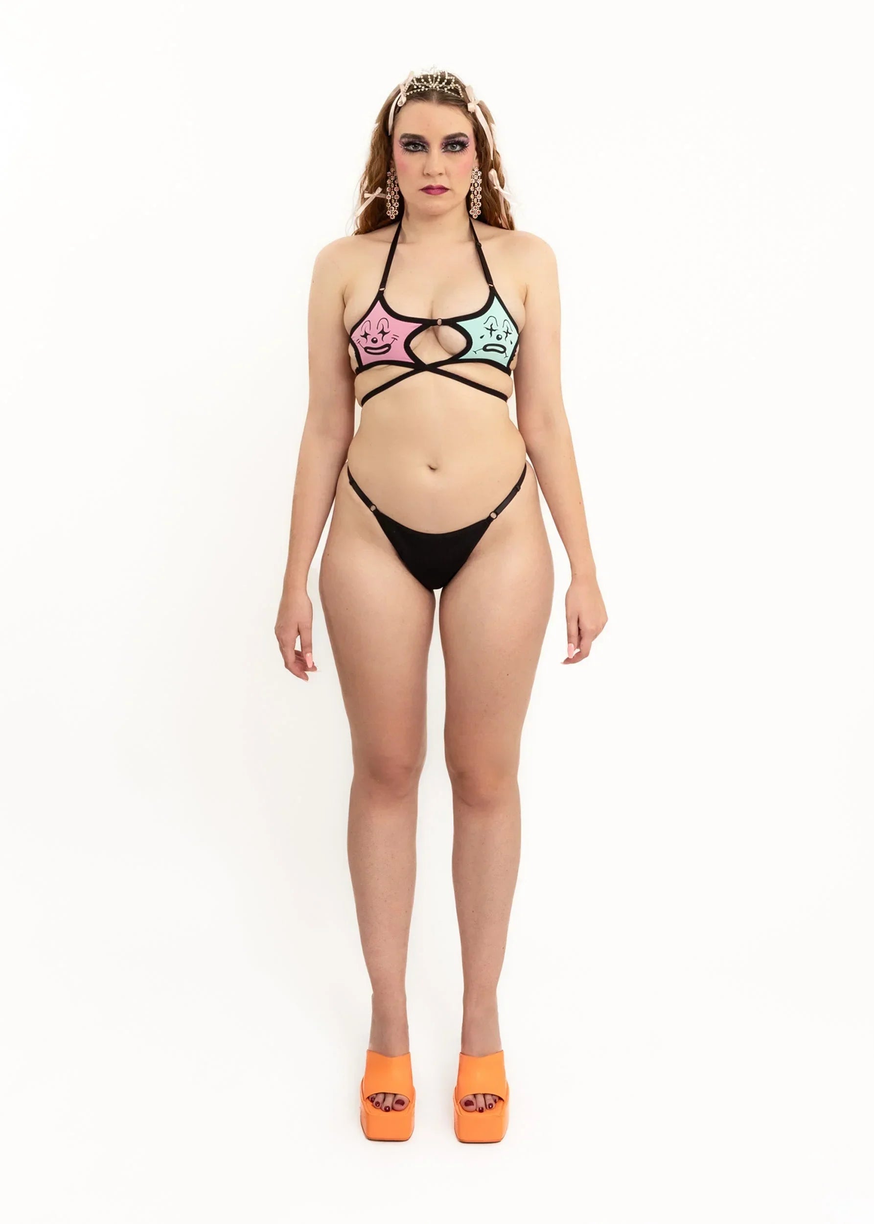 Astro Princess Swim Thong Bikini Bottoms