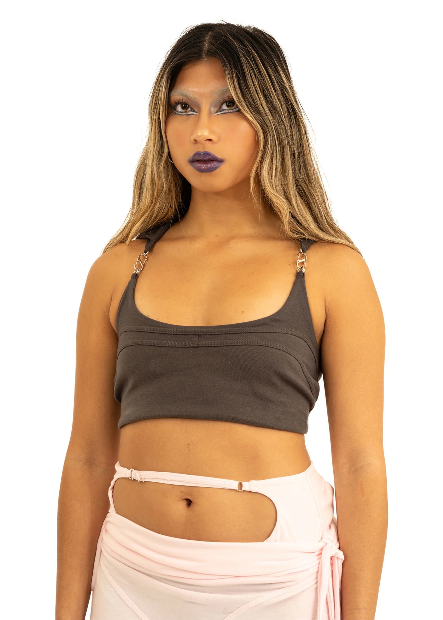 Toilé Studios System Hooded Bra- charcoal