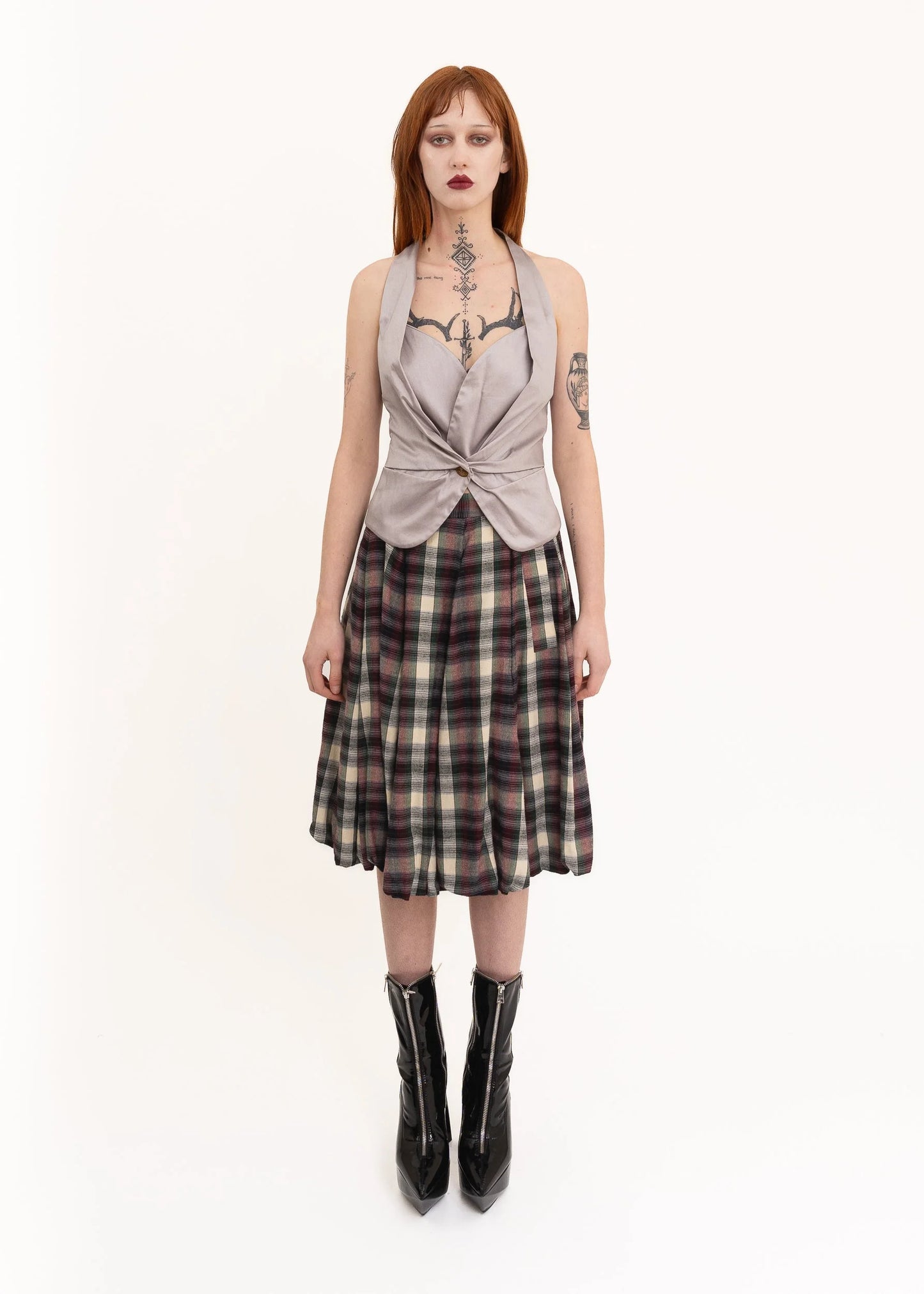 Vivienne Westwood Red Label Tartan balloon skirt