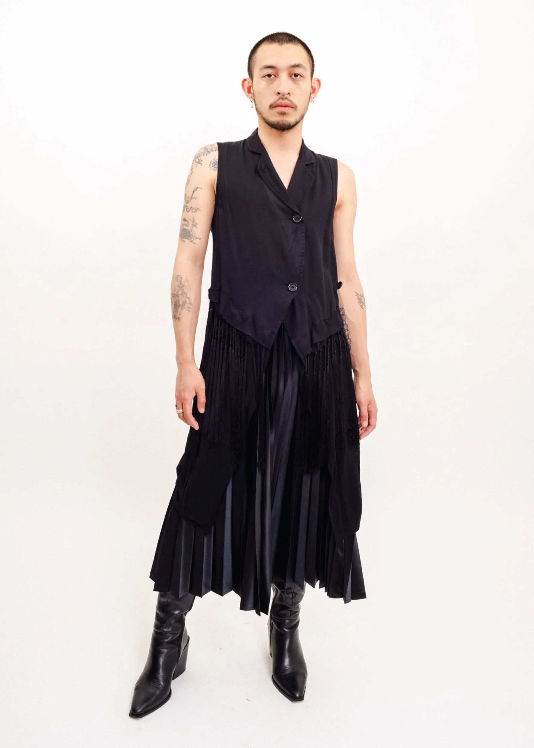 Ann Demeulemeester Tassel fringed vest