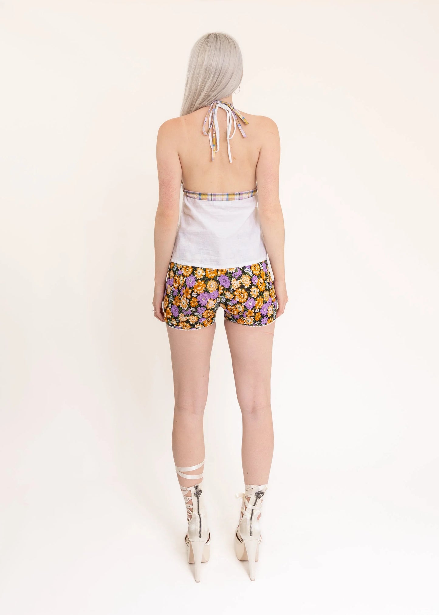 Rhoda Nunn Ten-Speed floral bike shorts