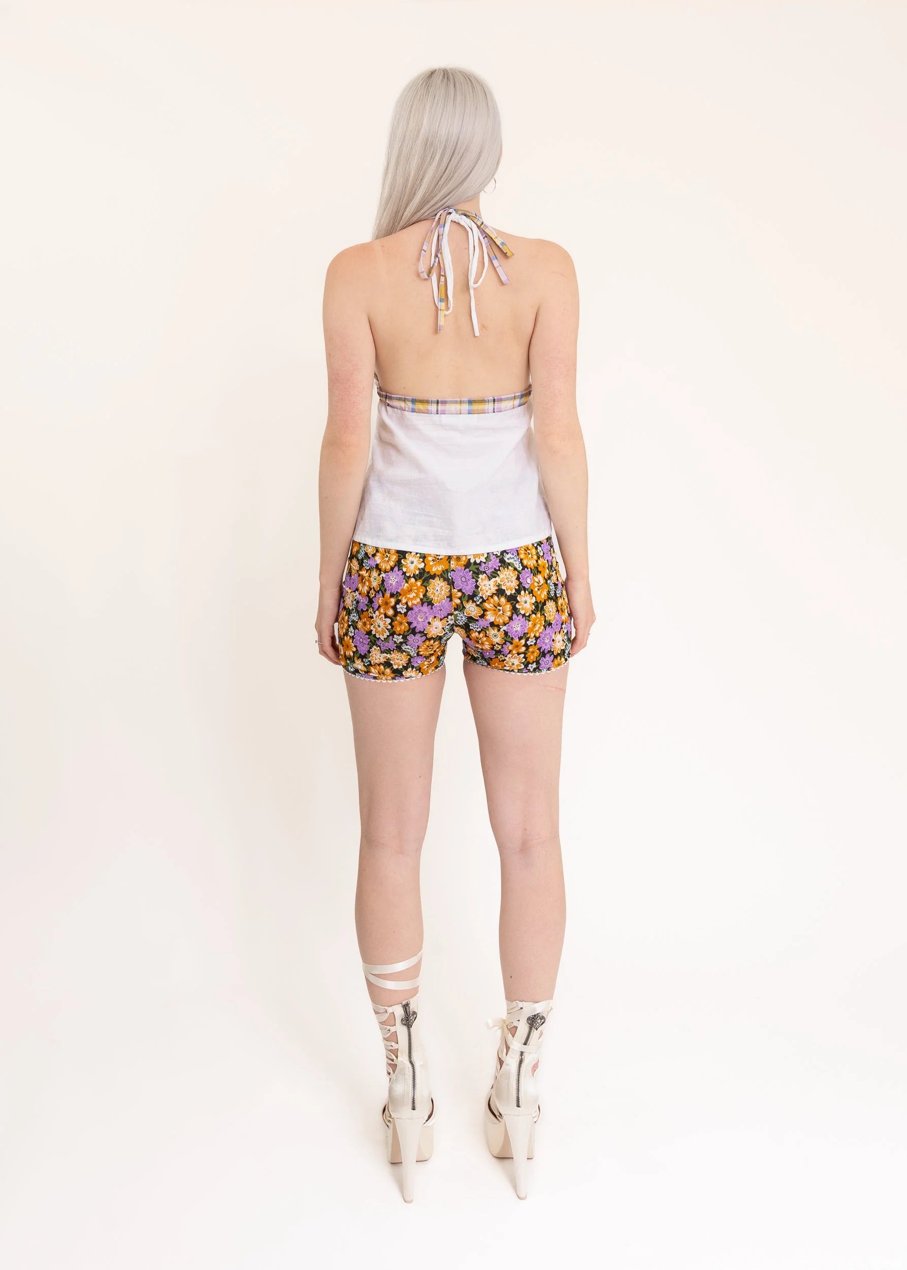 Rhoda Nunn Ten-Speed floral bike shorts