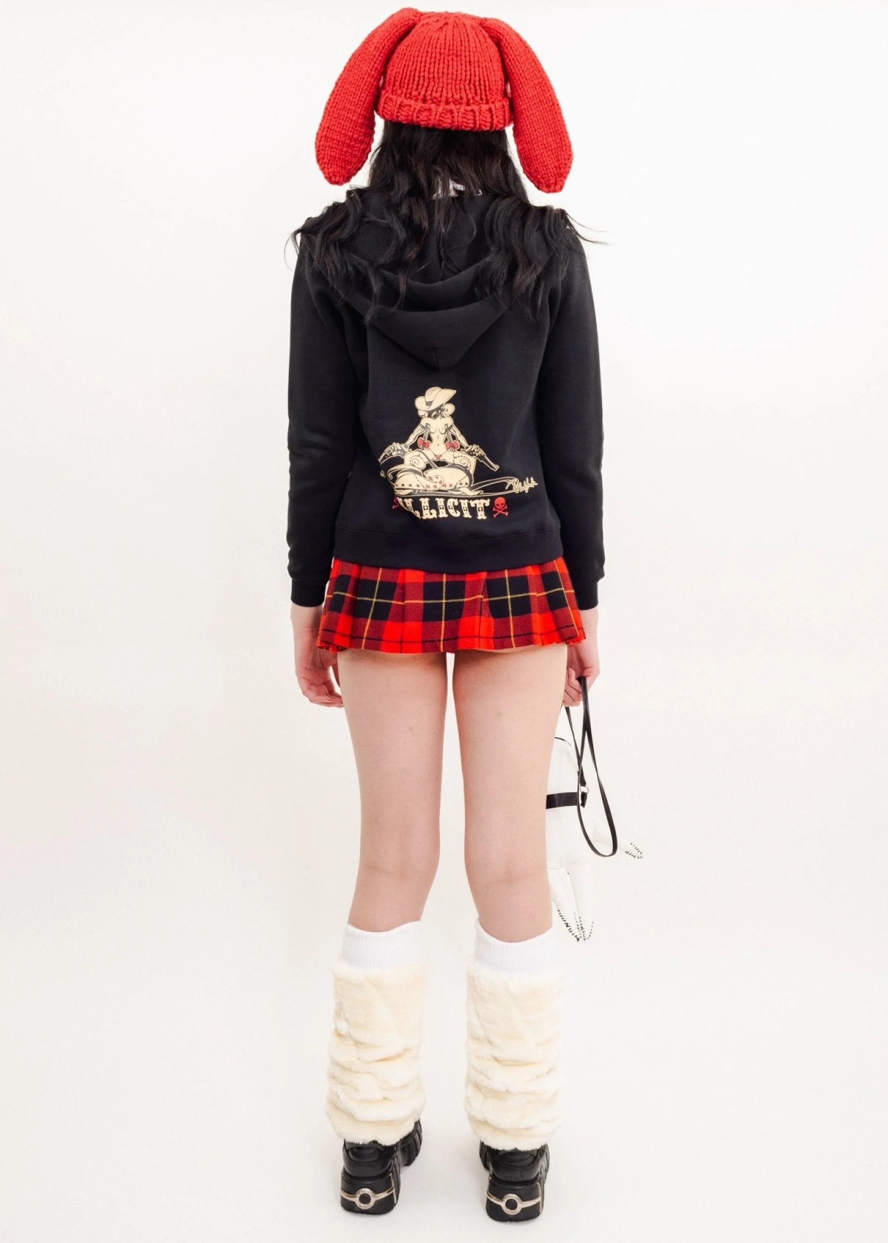 Illicit Thotty Cowgirl print hoodie