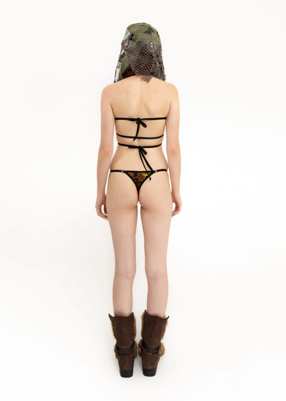 Astro Princess Tiger print starkini