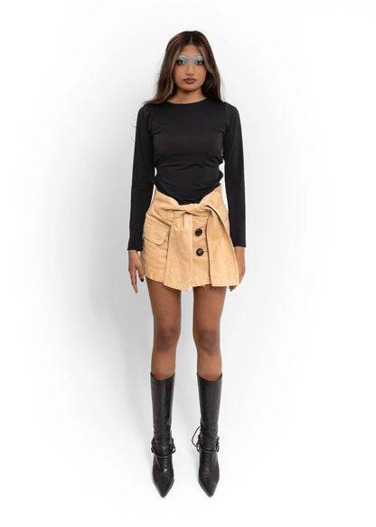 D-Squared2 Trench coat mini skirt