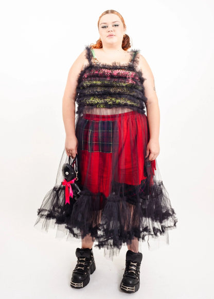 Bizarre Bazaar Tulle ruffle dress