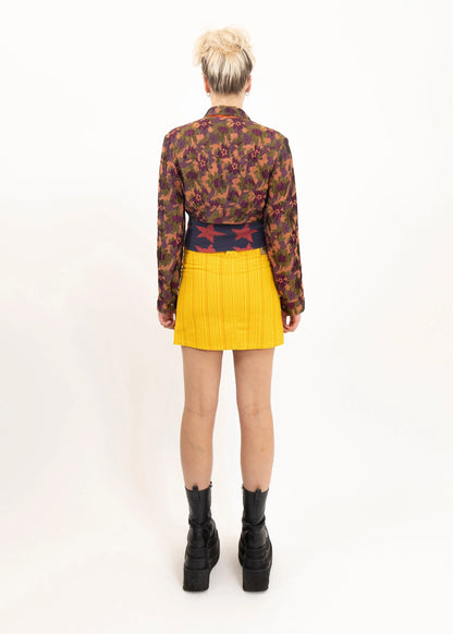 Zambesi Ultra cropped floral jacquard jacket