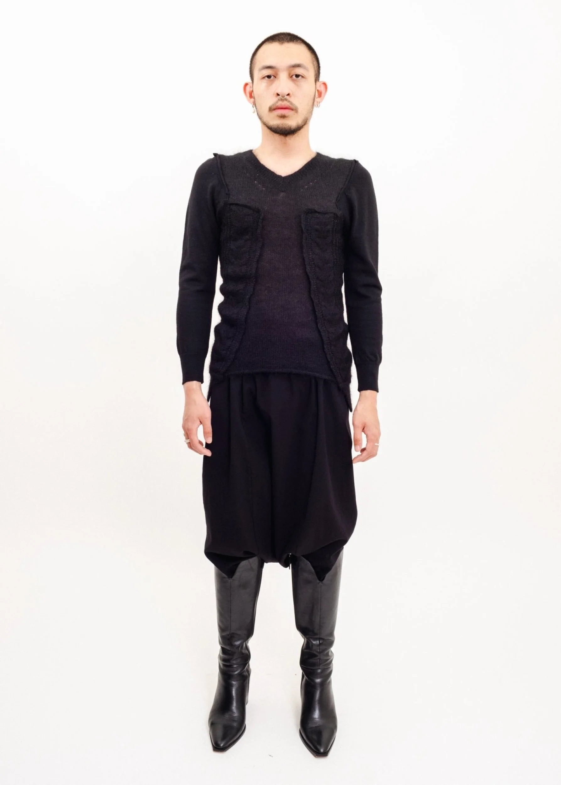 Junya Watanabe Comme des Garçons “Upside down” wool/ silk
