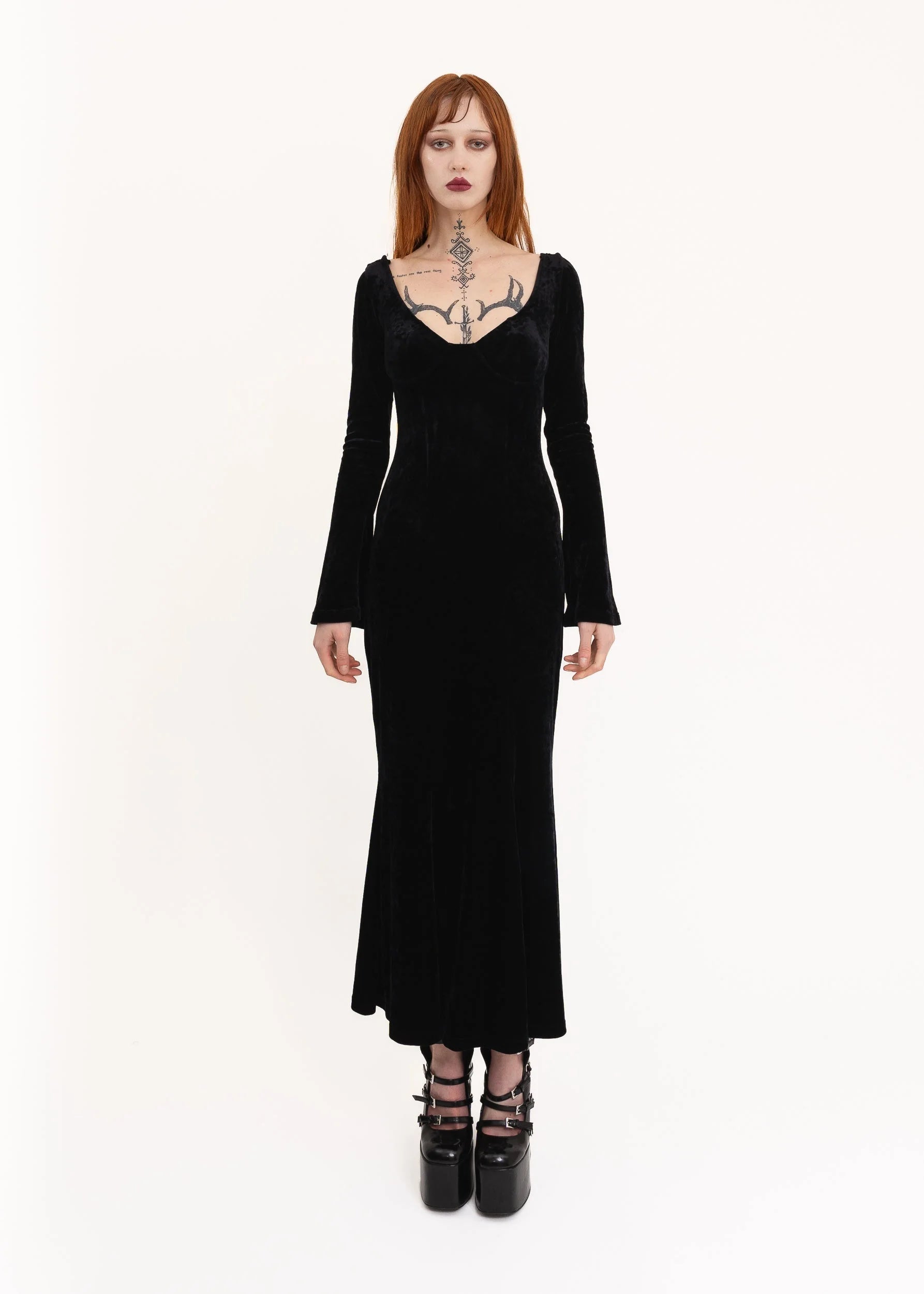 Pianoforte di Max Mara Vampy velvet gown