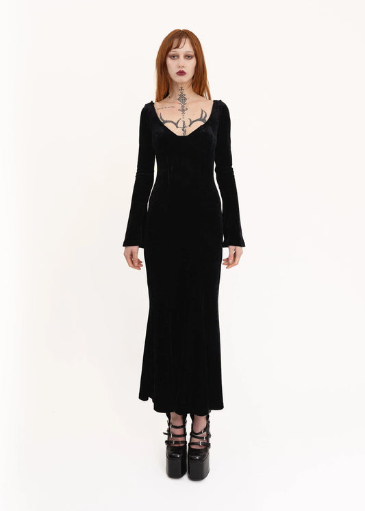 Pianoforte di Max Mara Vampy velvet gown