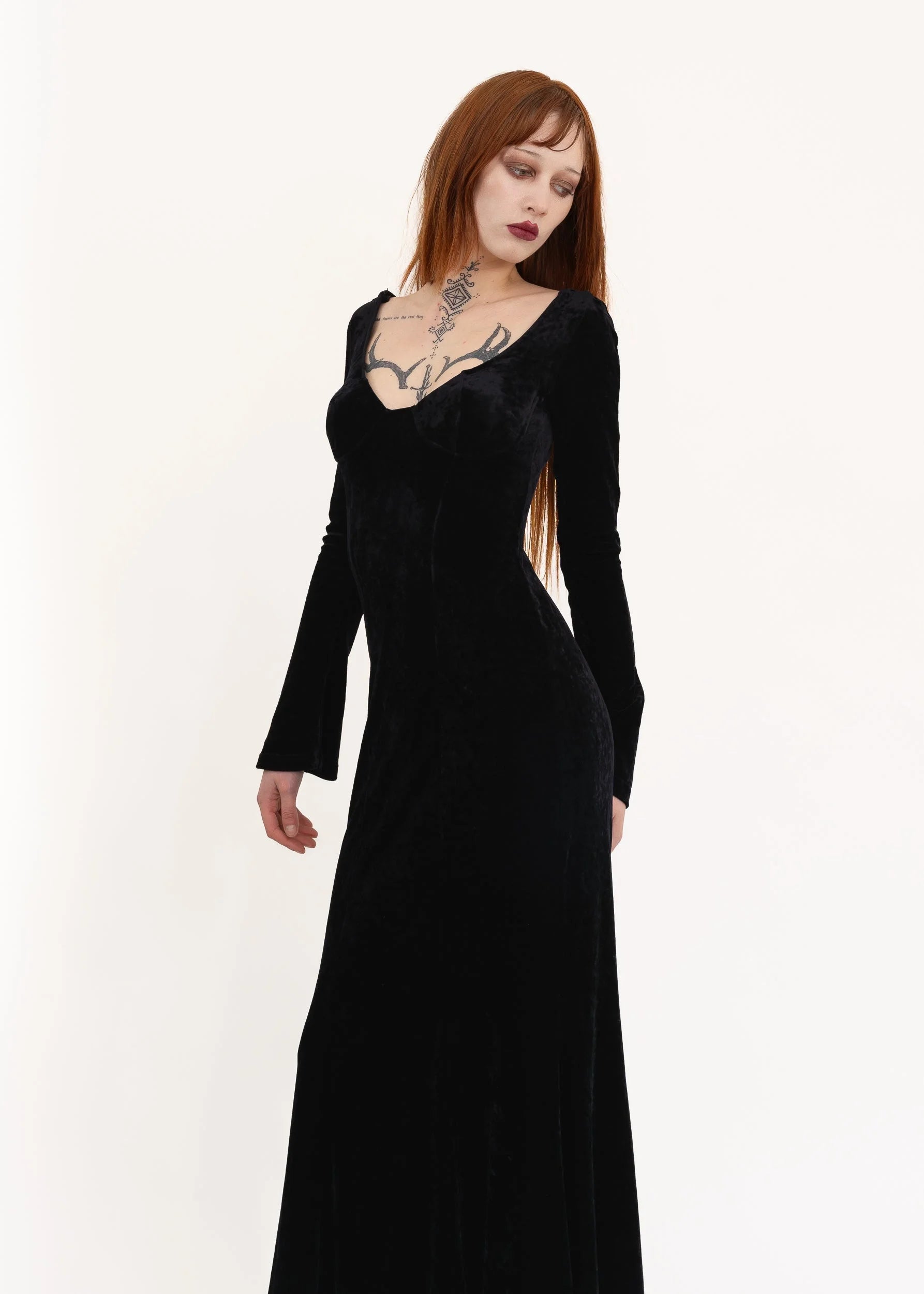 Pianoforte di Max Mara Vampy velvet gown