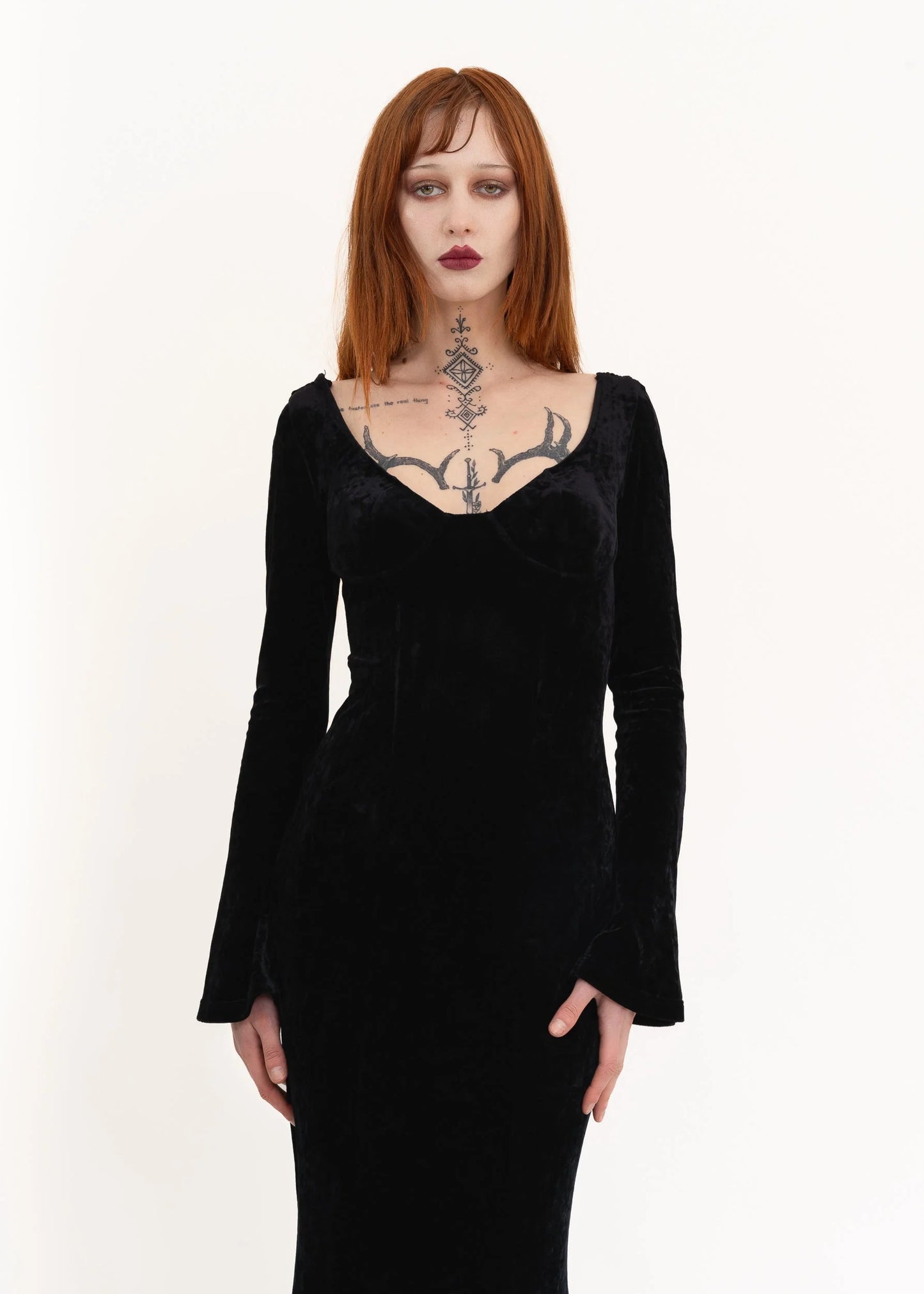 Pianoforte di Max Mara Vampy velvet gown