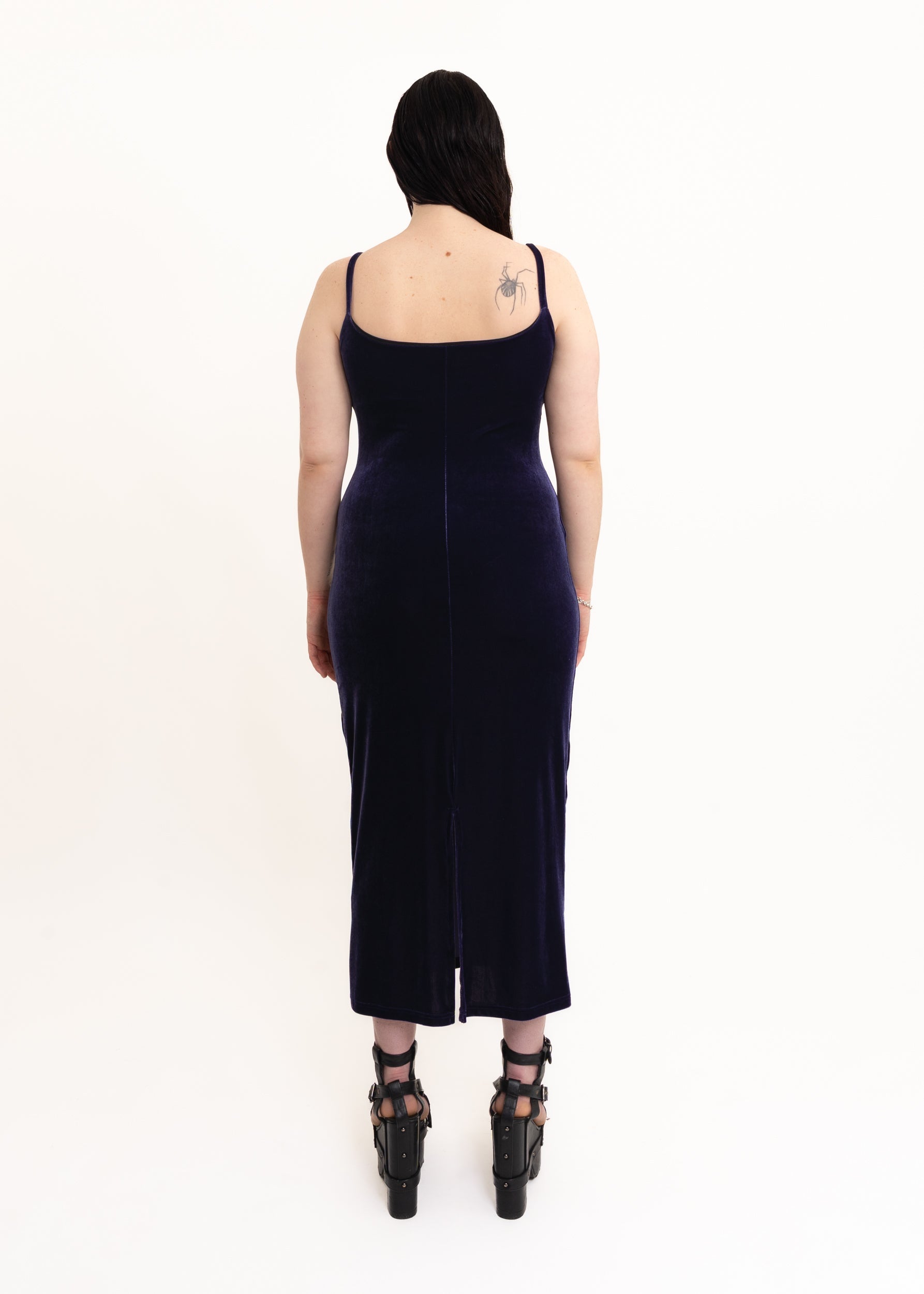 American vintage velvet evening dress Bizarre Bazaar