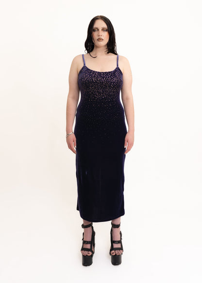American vintage velvet evening dress Bizarre Bazaar